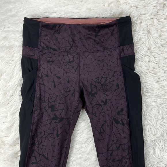 Lululemon Trail Bound Tight Full-On Luxtreme Star Crushed Black Cherry - Picture 2 of 8